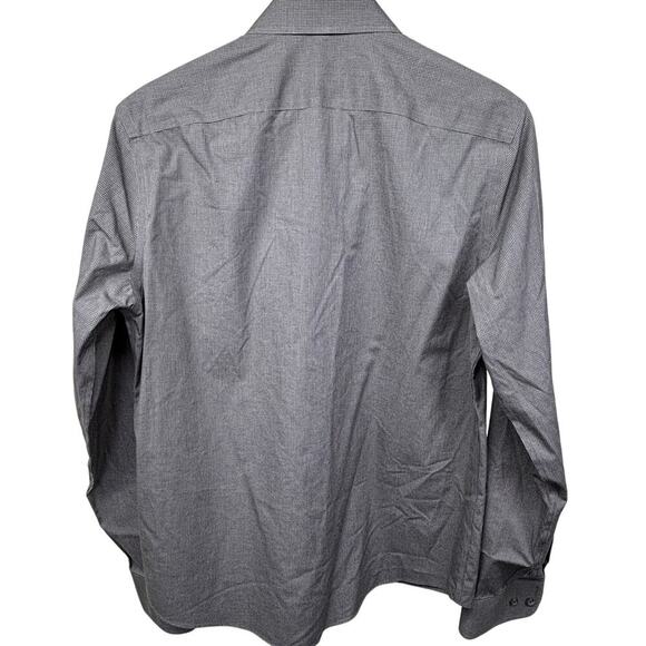 Untuckit Men's Marcasin WF Slim Fit Button Down Shirt Gray‎ 100% Cotton Medium - Picture 2 of 5